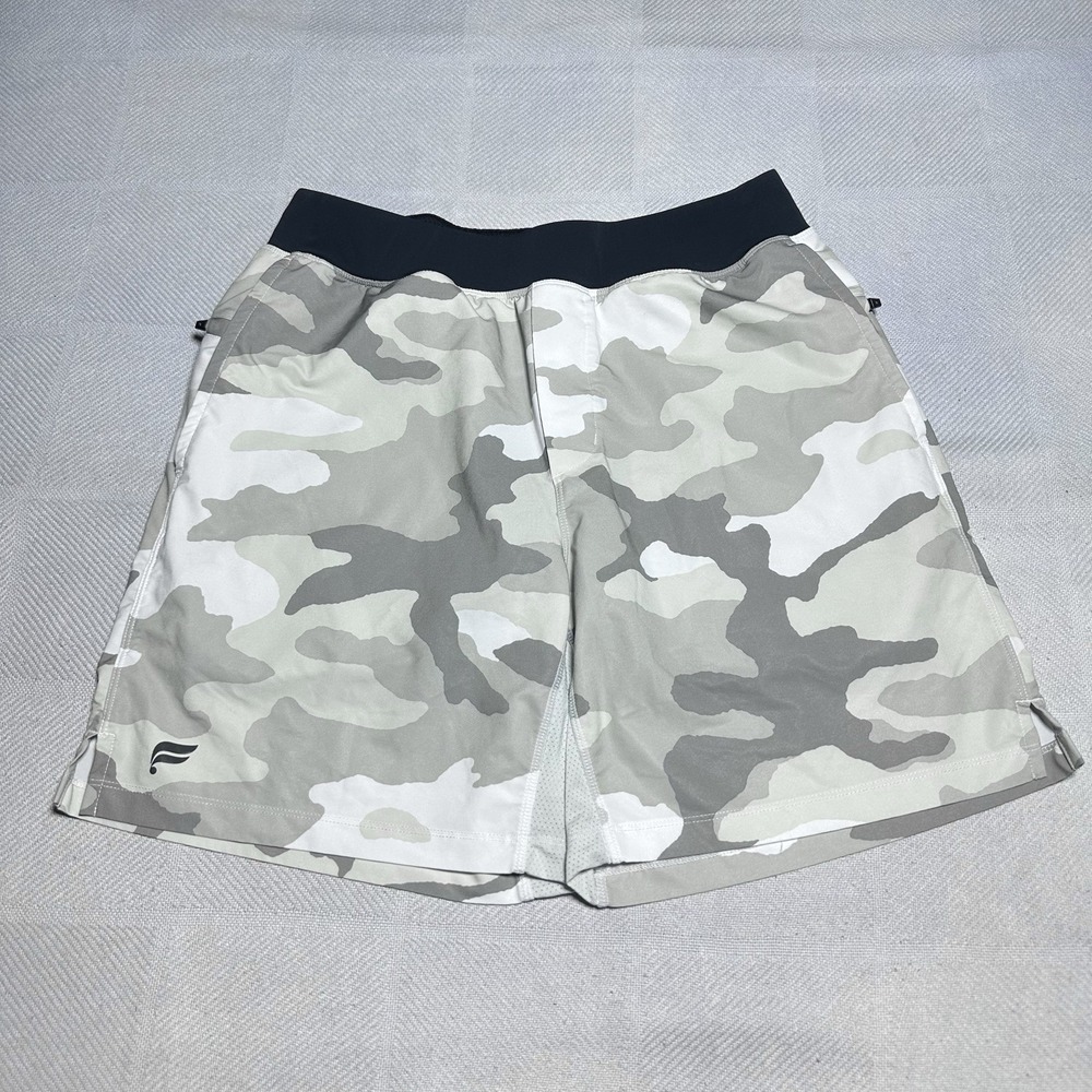 Fabletics Franchise‎ 7" Shorts Lined Mens Large Camo Performance Athleisure